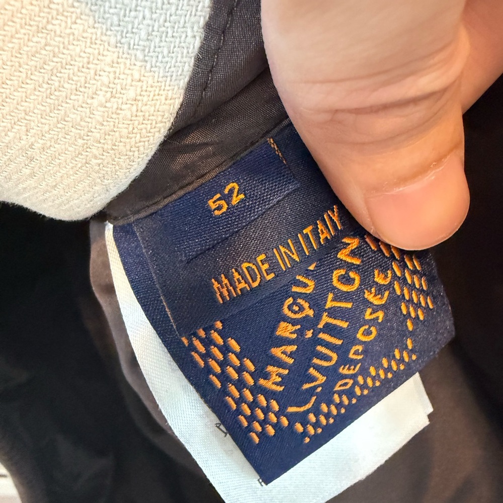Louis Vuitton Cream and Black Bomber Jacket - Picture 6 of 8